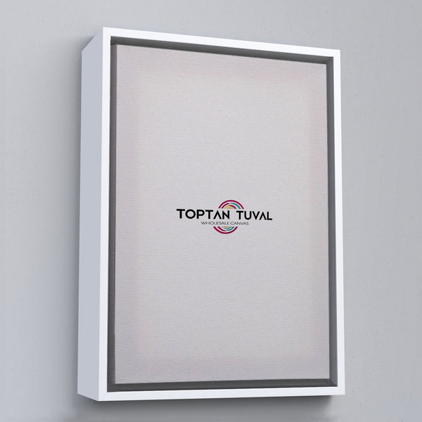 Dikdörtgen Beyaz Çerçeveli Tuval
