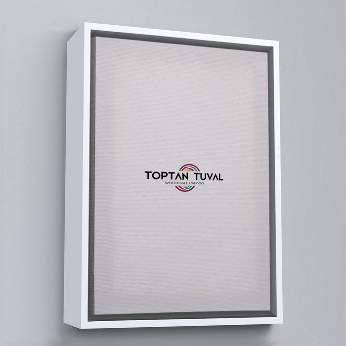 Dikdörtgen Beyaz Çerçeveli Tuval