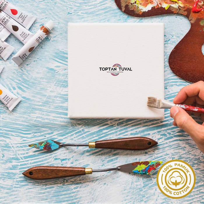 2x3 cm Çıta Kalınlığı Profesyonel Tuval (Kare Ölçüler)