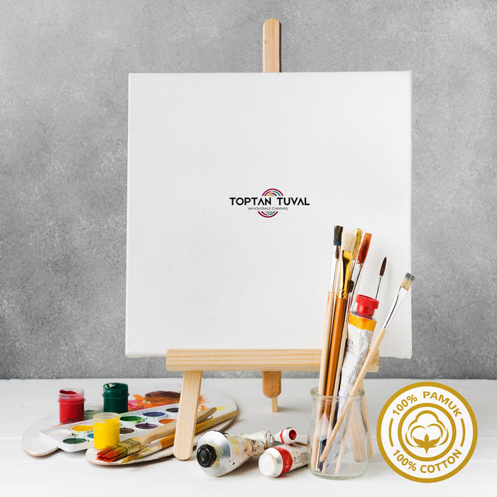 3x6 cm Çıta Kalınlığı Profesyonel Tuval (Kare Ölçüler)