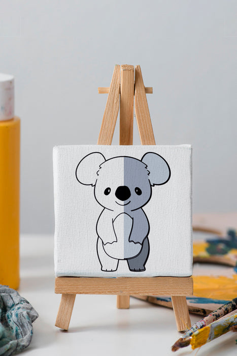 Sevimli Koala, Çocuk Eğitici Tuval Boyama Hobi Seti 9165