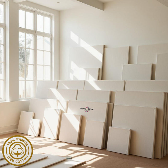 3x6 cm Çıta Kalınlığı Profesyonel Tuval (Kare Ölçüler)