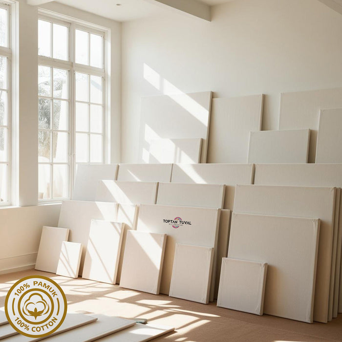 2x3 cm Çıta Kalınlığı Profesyonel Tuval (Kare Ölçüler)