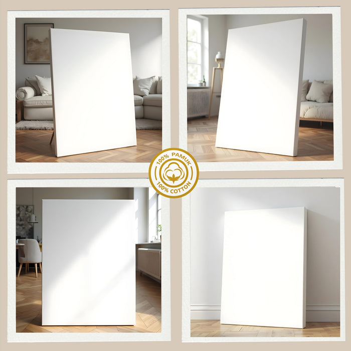 3x4 cm Çıta Kalınlığı Profesyonel Tuval (Dikdörtgen Ölçüler)