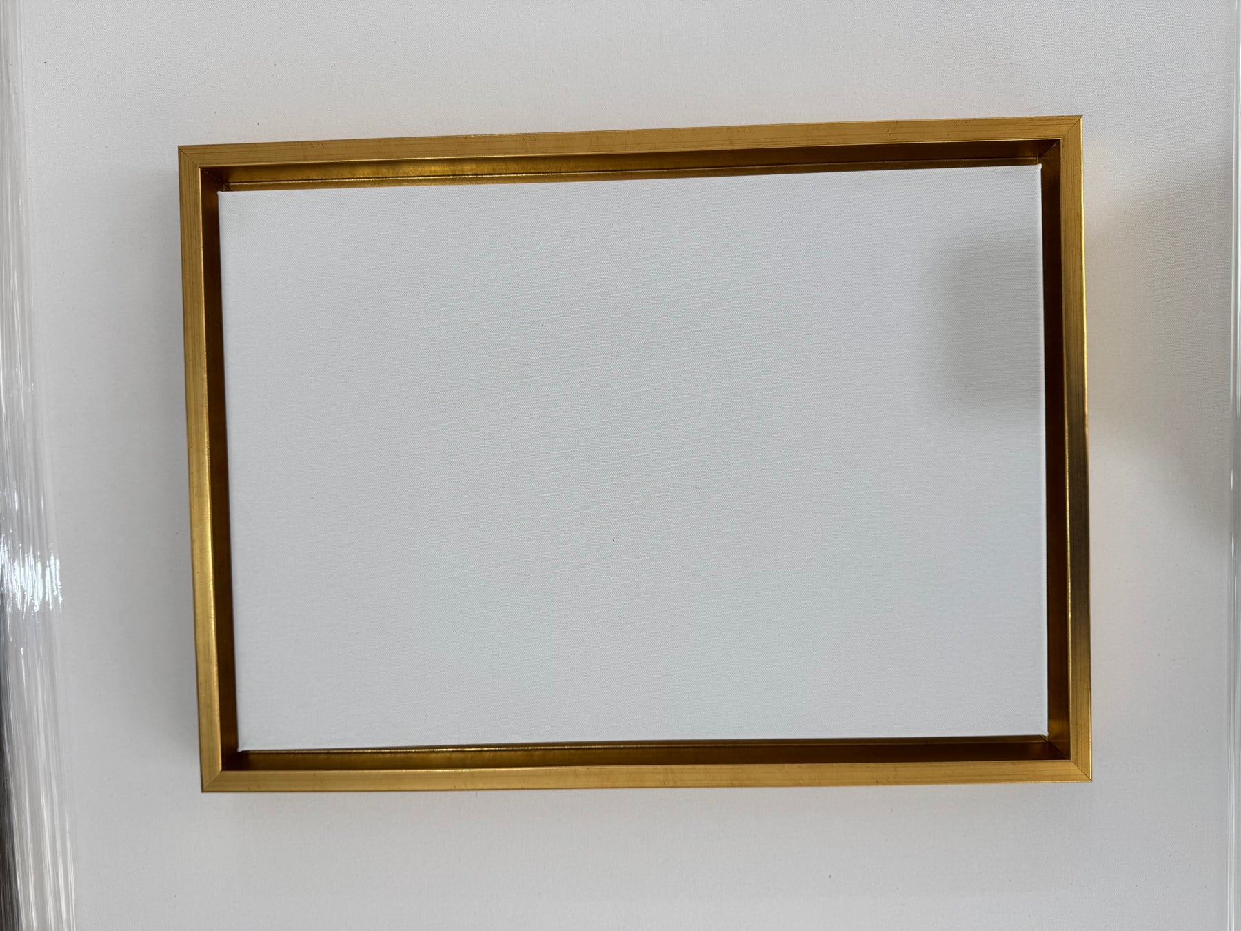 Kare Altın/Gold Çerçeveli Tuval