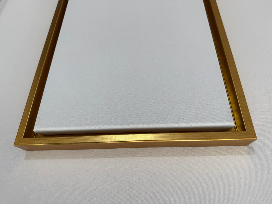 Kare Altın/Gold Çerçeveli Tuval