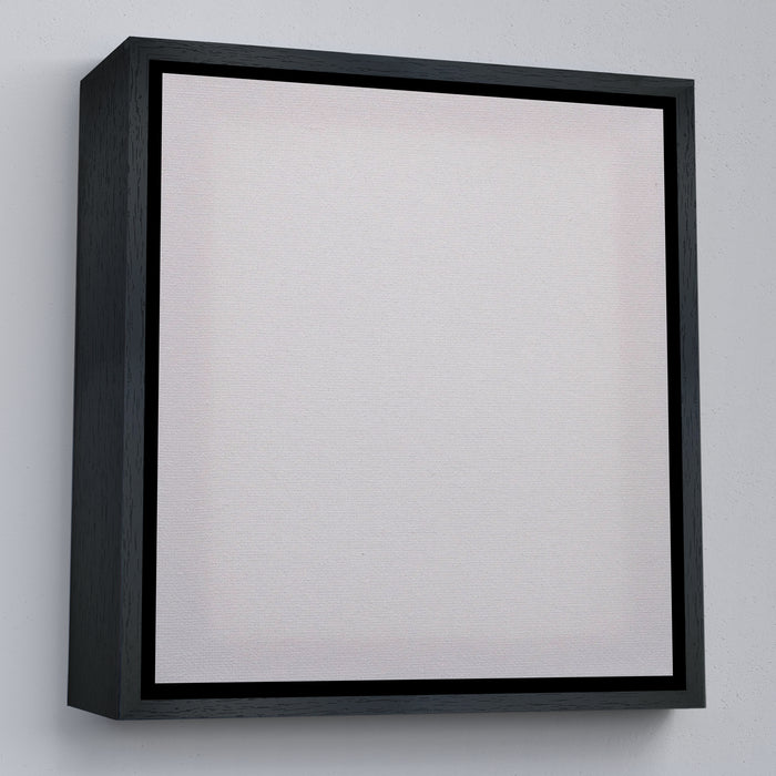 Kare Siyah Çerçeveli Tuval