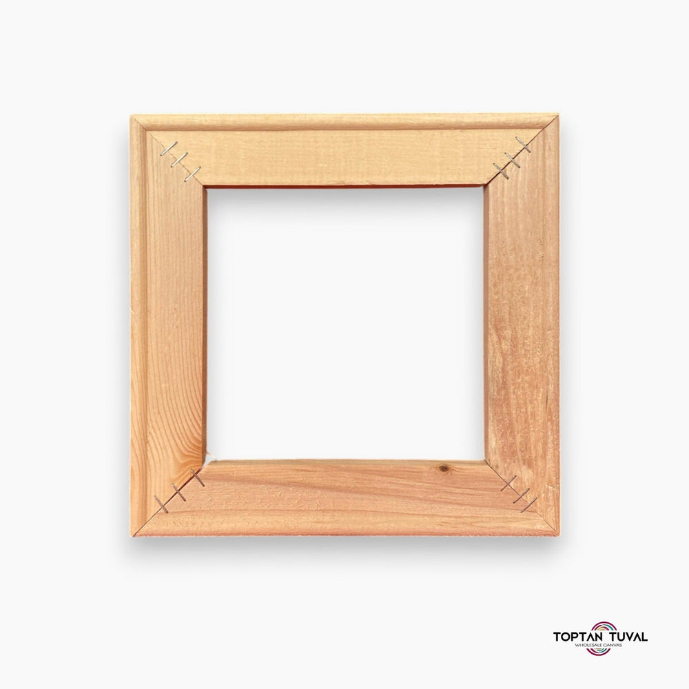 3x6 cm Çıta Kalınlığı Profesyonel Kare Tuval Şasesi