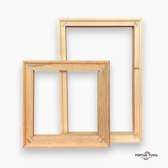 3x4 cm Çıta Kalınlığı Profesyonel Dikdörtgen Tuval Şasesi