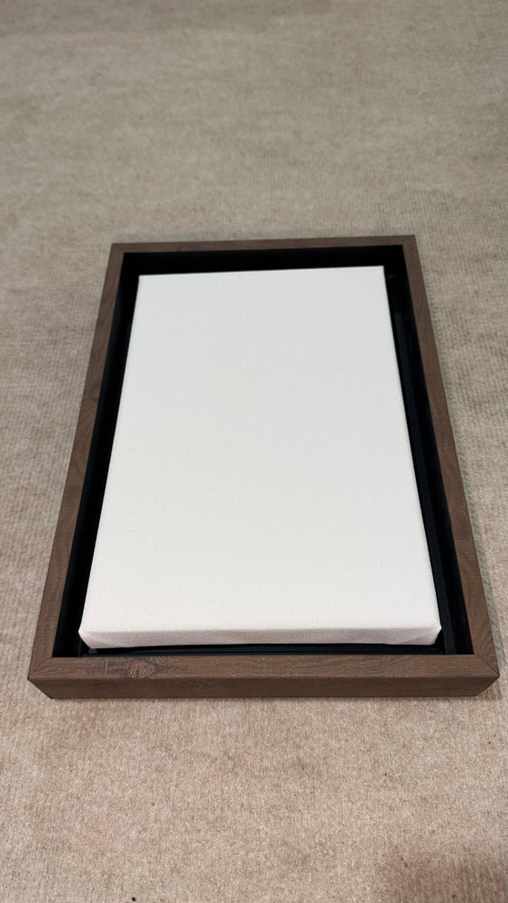 Kampanyalı Koyu Kahverengi Çerçeveli Tuval