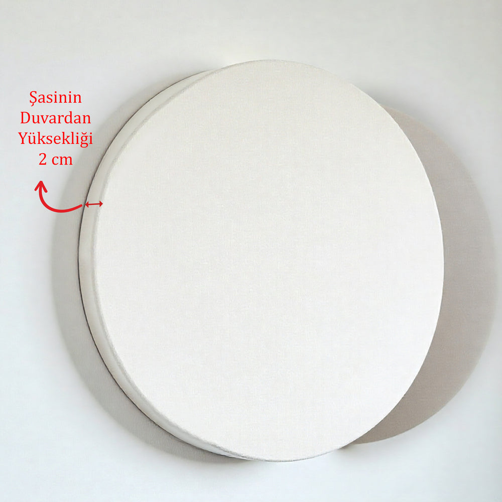 Daire / Yuvarlak Tuval (Şasinin Duvardan Yüksekliği 2 cm)