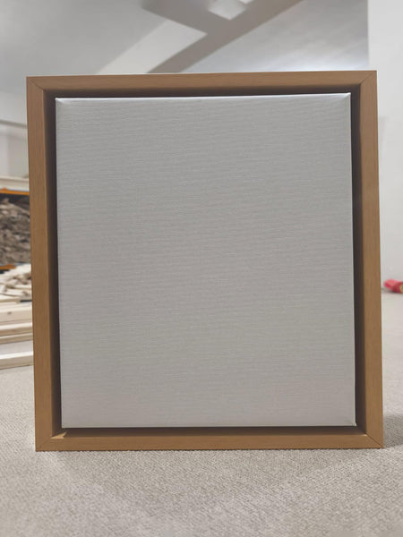 Kare Natürel Çerçeveli Tuval