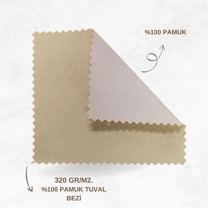 Profesyonel Tuval Bezi %100 Pamuklu